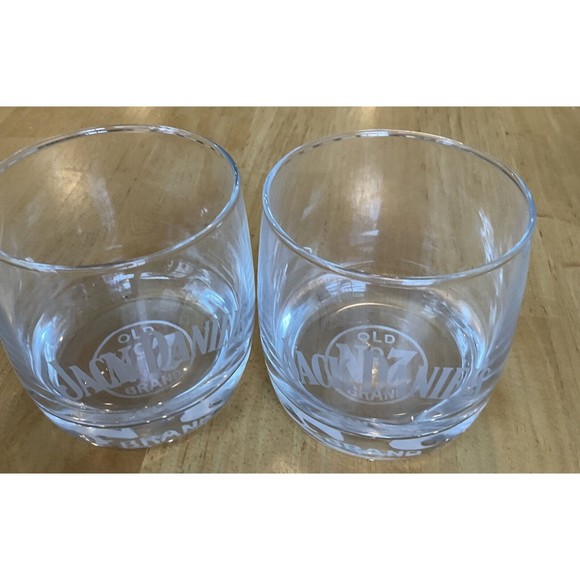 Jack Daniels Whiskey Glass Old No. 7 Brand Clear Rocks Round Set Of (4). Read - Picture 10 of 10
